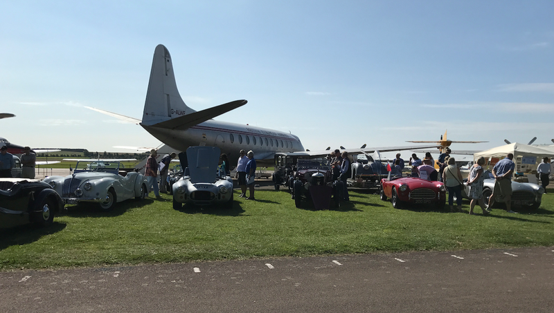 Illustration for article titled A Car Show At An Air Museum In England!